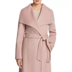 Tahari Blush Pink Belted Coat